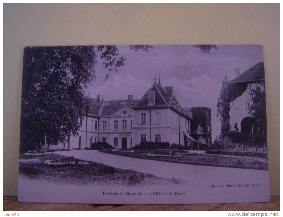 MORESTEL (ISERE) ENVIRONS DE MORESTEL. LE CHATEAU DE PASSIN