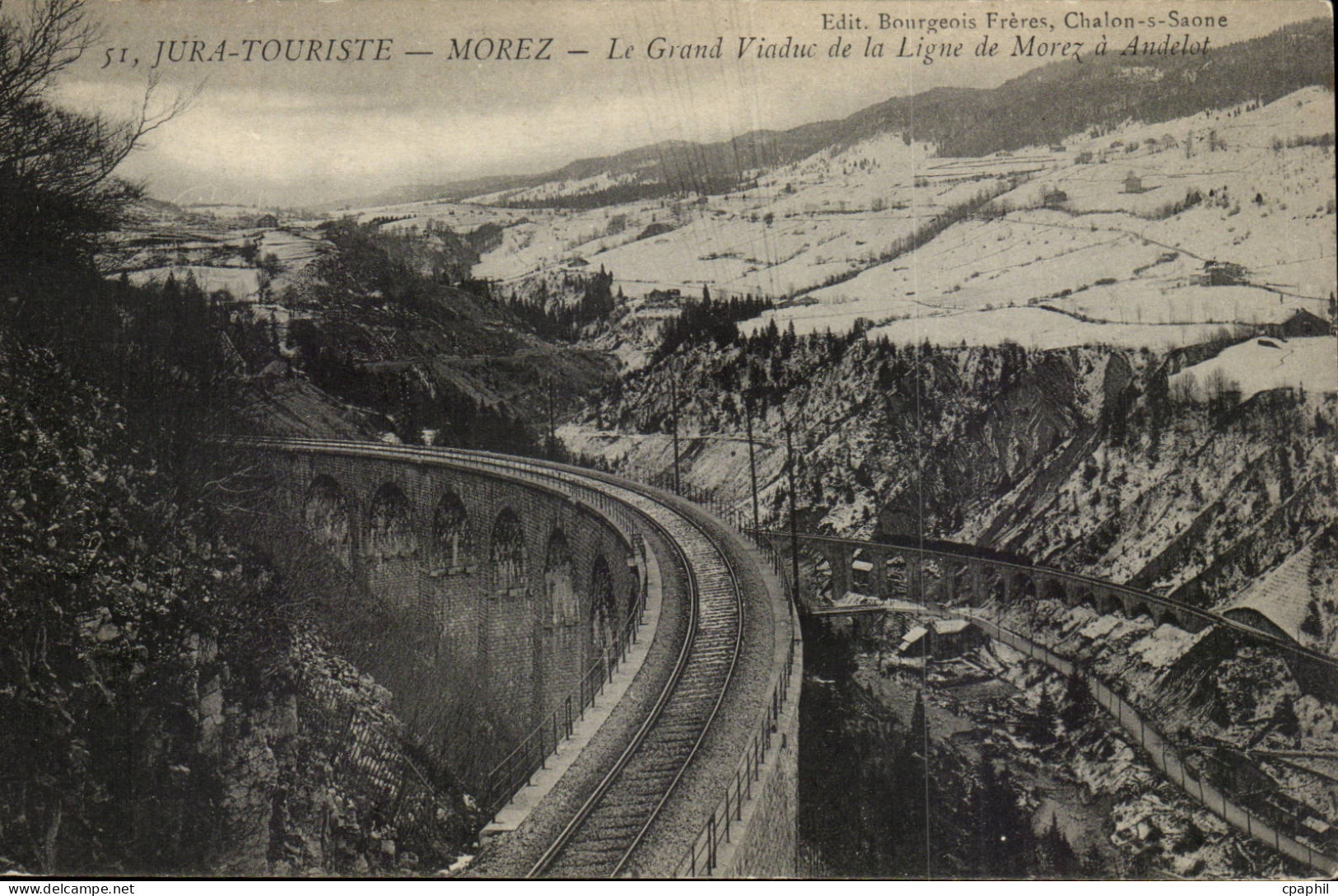 Morez - Le Grand Viaduc de la Ligne de Morez a Audelot - CPA