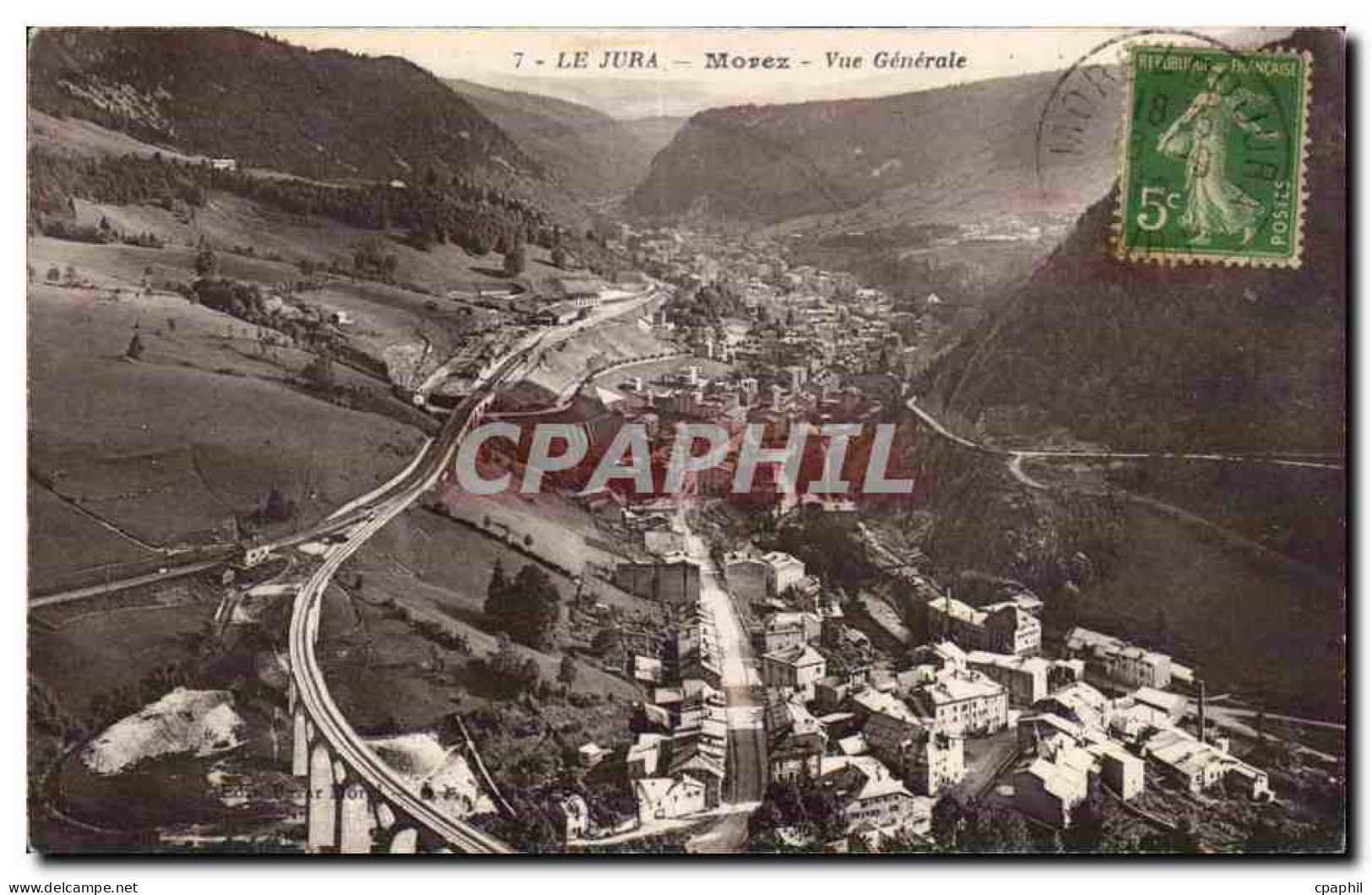 Morez - Vue Generale - CPA
