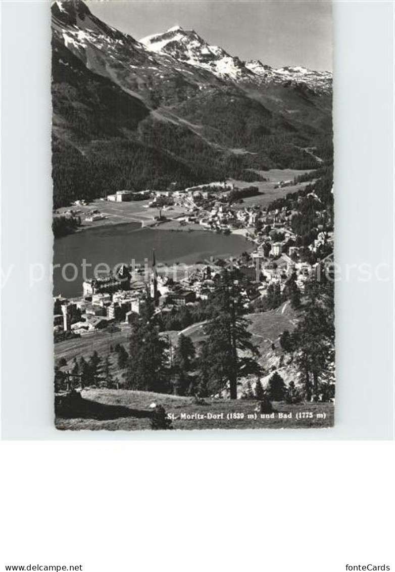 Moritz Dorf GR St Dorf Bad See Berge