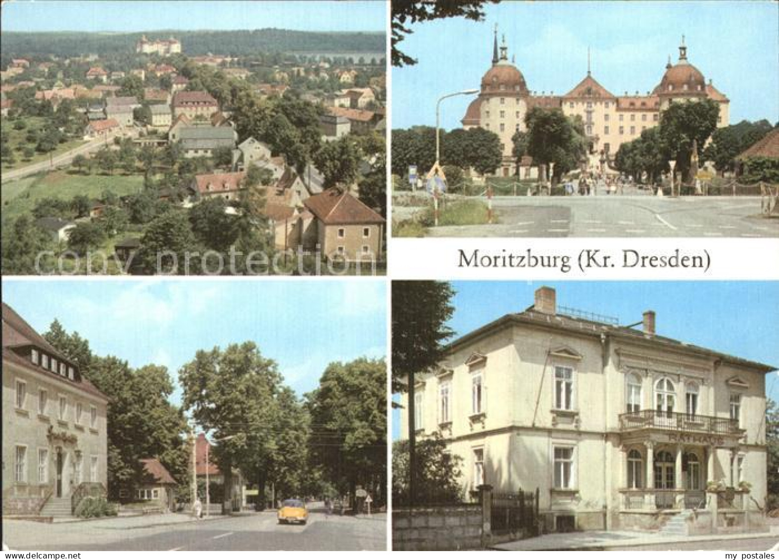 Moritzburg Sachsen Barockmuseum Schloss Moritzburg Kaeth-Kollwitz-Platz Rathaus