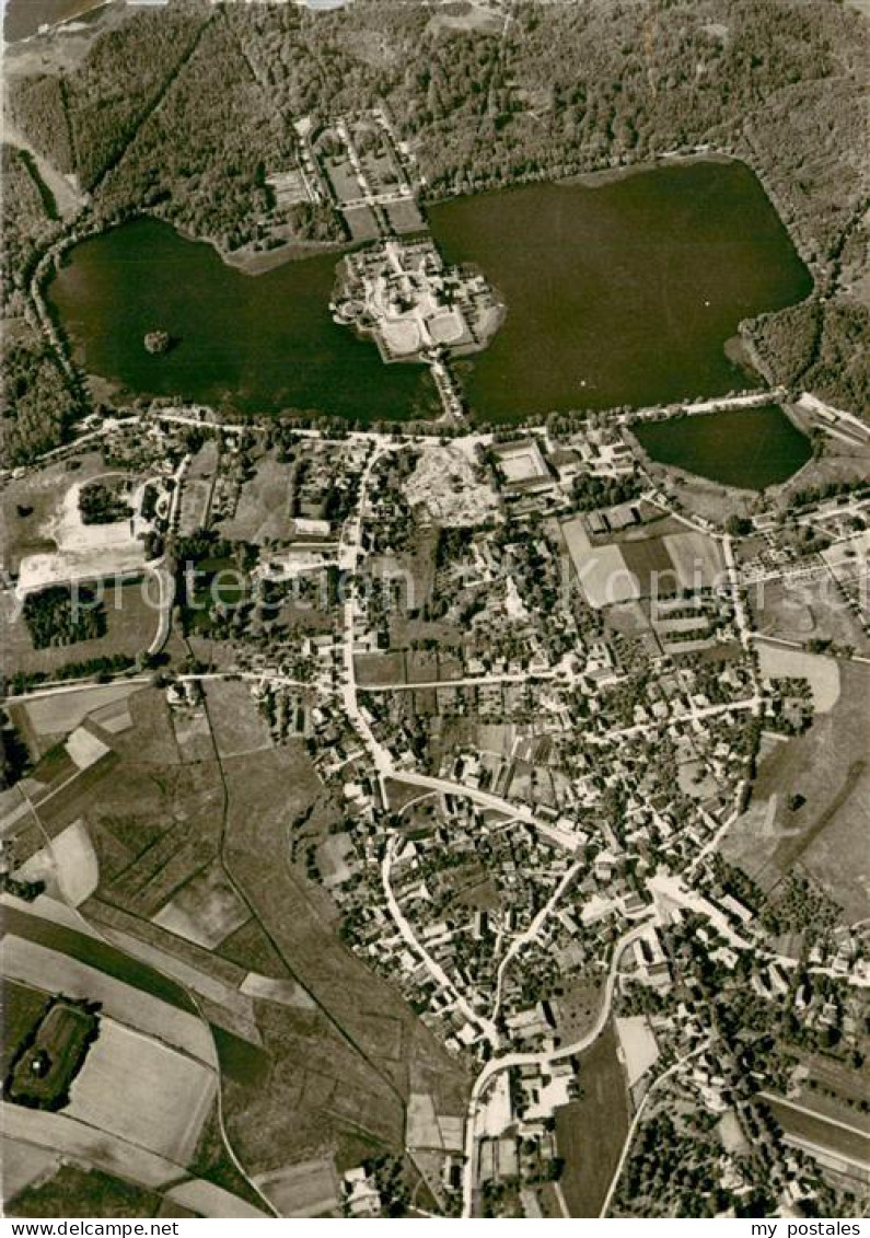 Moritzburg Sachsen Fliegeraufnahme mit Moritzburg