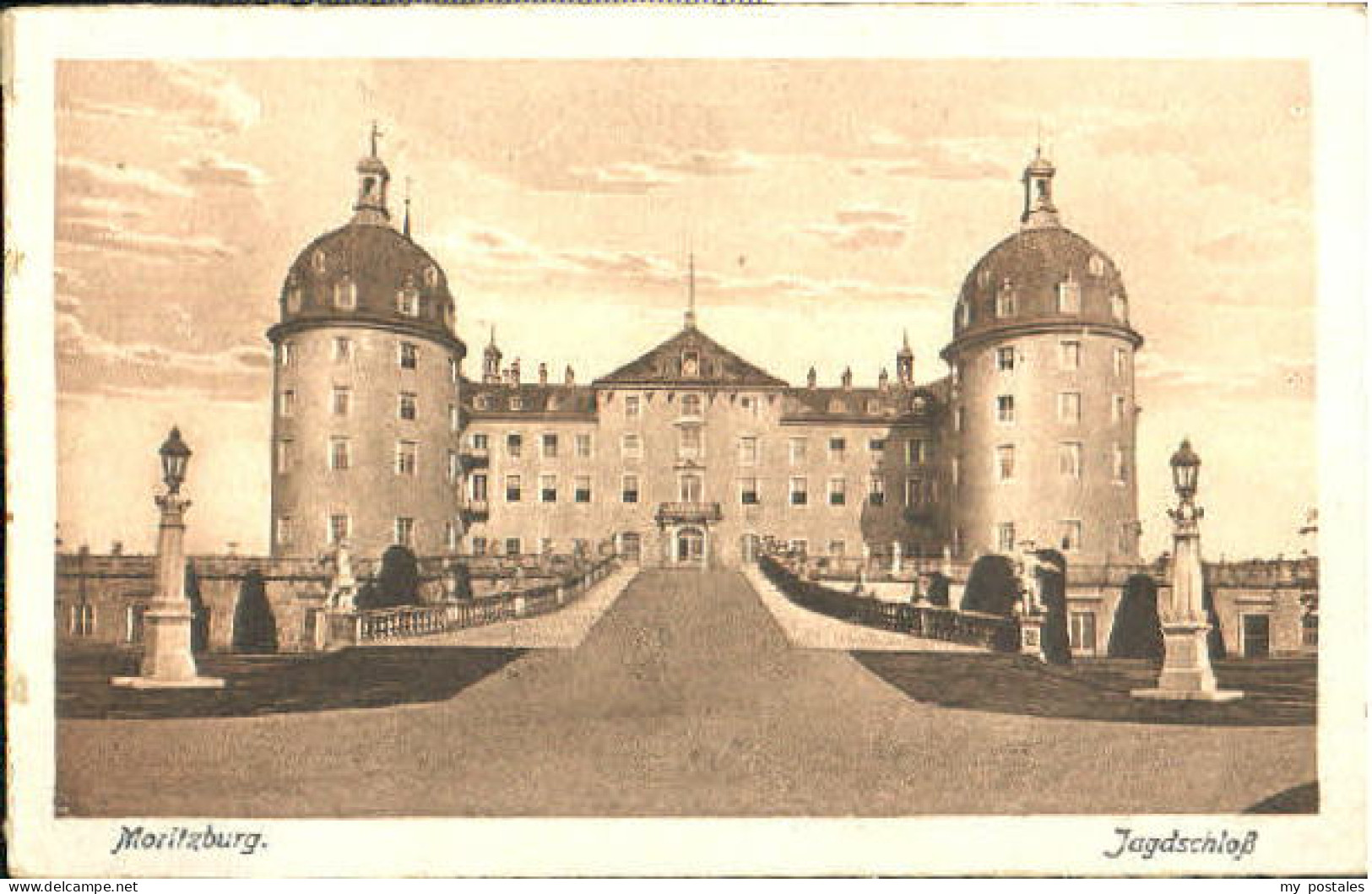 Moritzburg Sachsen Moritzburg Jagdschloss ungelaufen ca. 1920