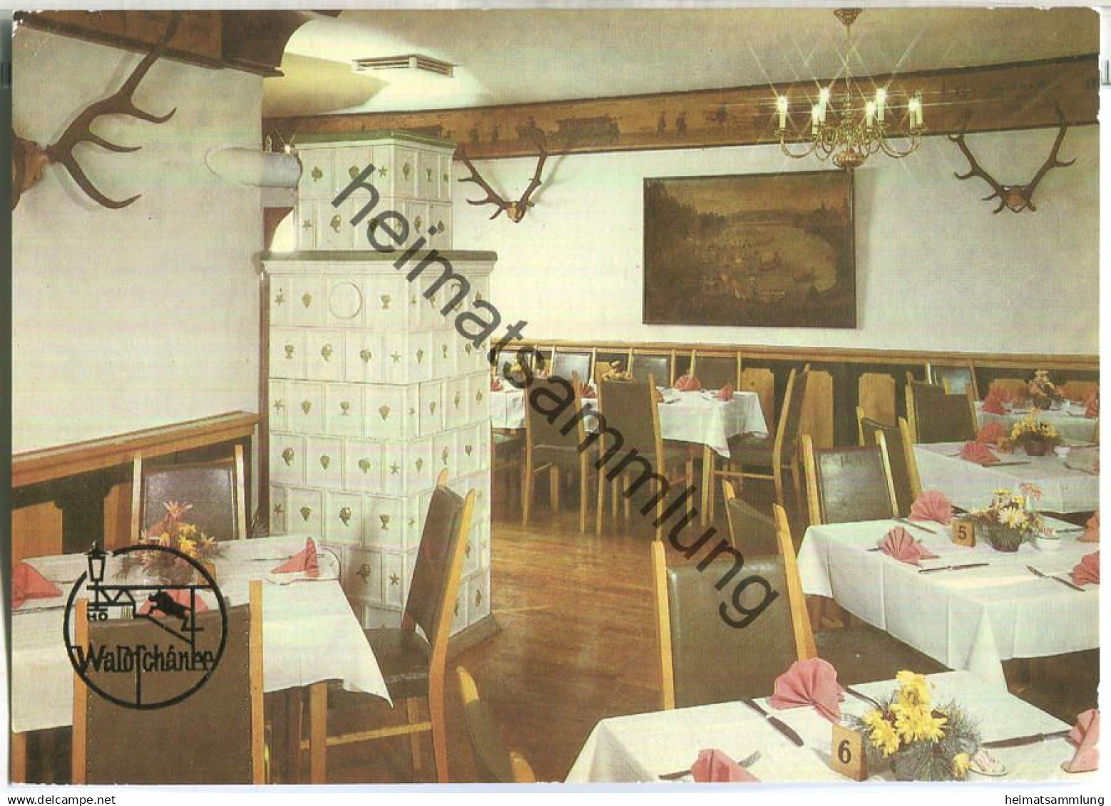 Moritzburg - Waldschänke Moritzburg - Churfürstenzimmer - Verlag Bild und Heimat Reichenbach