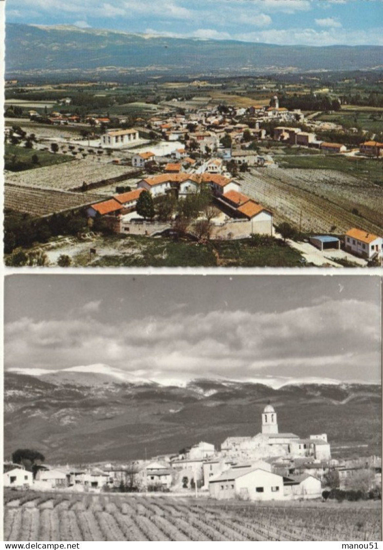 MORMOIRON - 2 CPSM : Vue générale