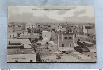 Casablanca, panorama, Maroc