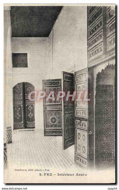 CPA Fez Interieur arabe