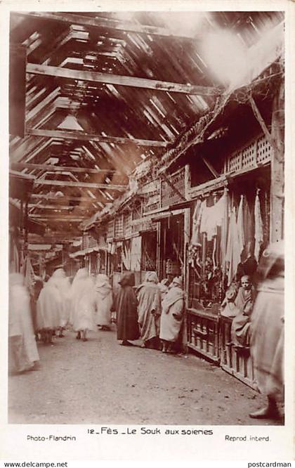 Maroc - FEZ Fès - Le souk aux soieries - Ed. Flandrin 12