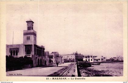 CPA MOROCCO MAZAGAN - Le Controle (219363)