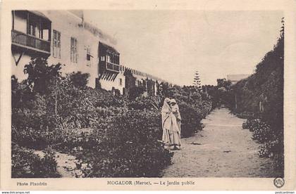 Maroc - ESSAOUIRA Mogador - Le jardin public - Ed. Flandrin