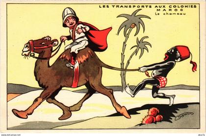 PC MOROCCO LES TRANSPORTS AUX COLONIES (a70059)