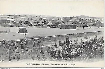 CPA Oujda Vue générale du Camp
