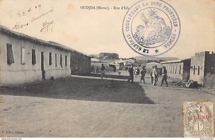 Maroc - OUJDA - Rue d'Isly - Ed. F. Millet