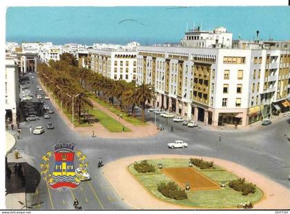 CP RABAT 1977 -circulée/timbrée