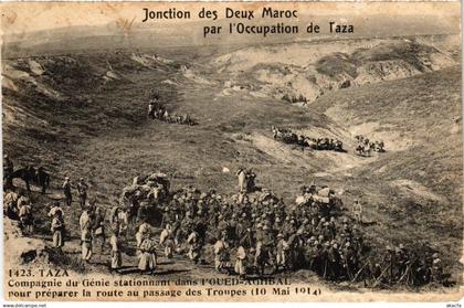 CPA AK TAZA Jonction des Deux Maroc par l'Occupation de Taza MOROCCO (1416550)