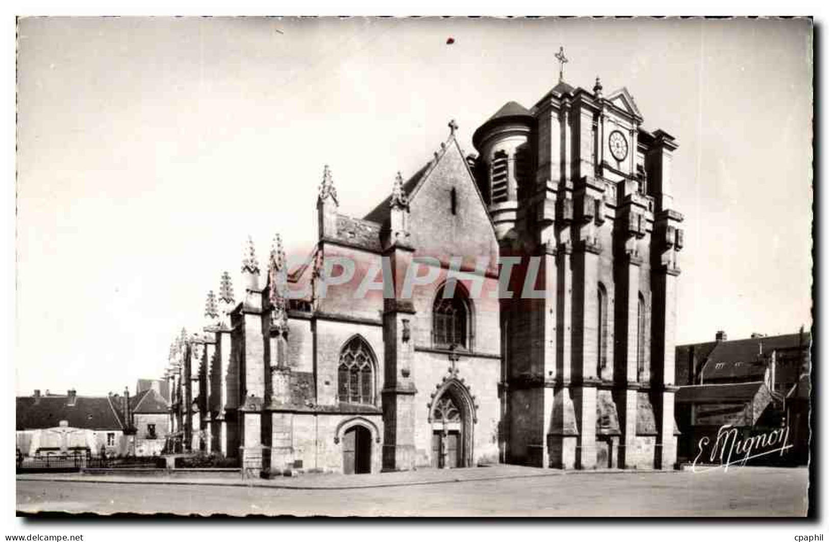 Mortagne au perche CPA L'eglies Notre DAme