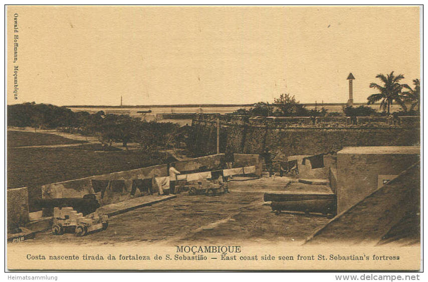 Mosambik - Mocambique - East coast side sean from St. Sebastians fortress