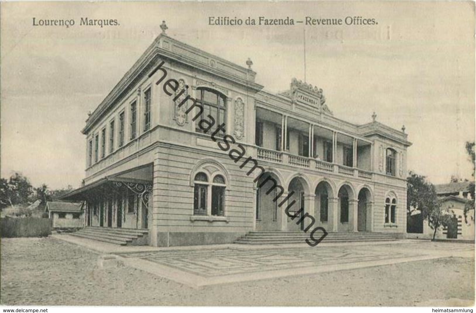 Mosambik - Mocambique - Lourenco Marques - Edificio da Fazenda - Revenue Offices