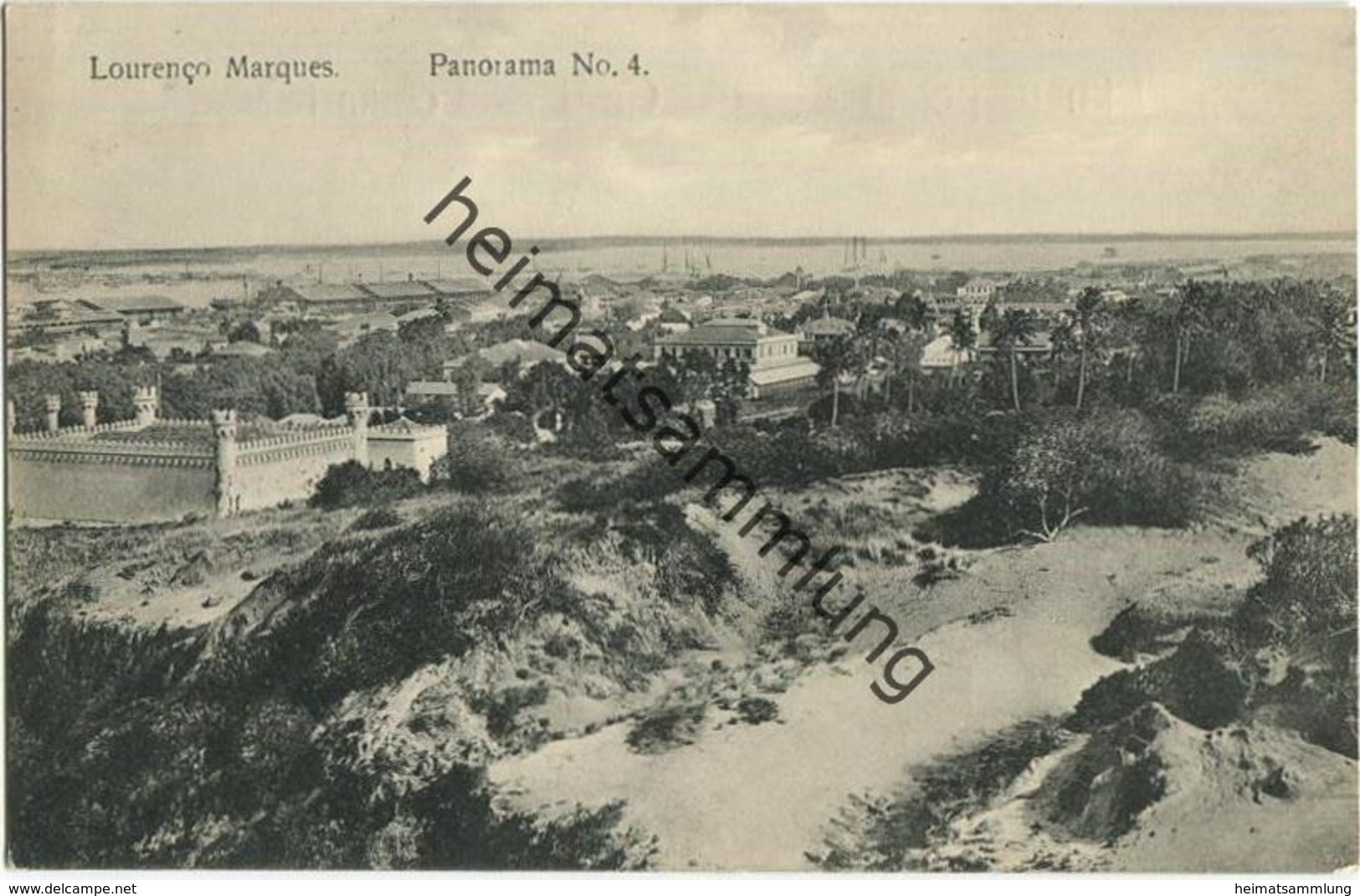 Mosambik - Mocambique - Lourenco Marques - Panorama No. 4