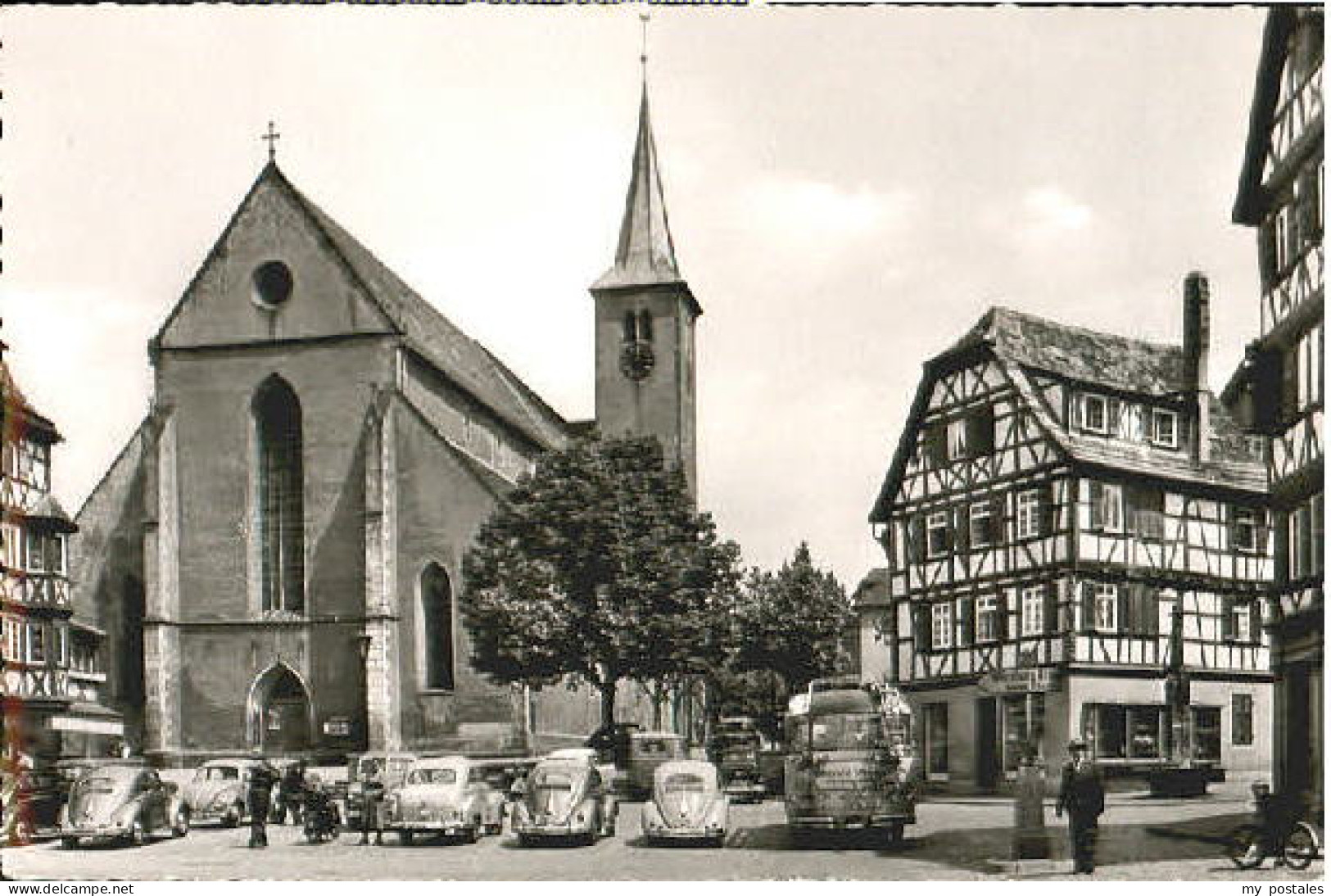 Mosbach Baden Mosbach Marktplatz Kirche