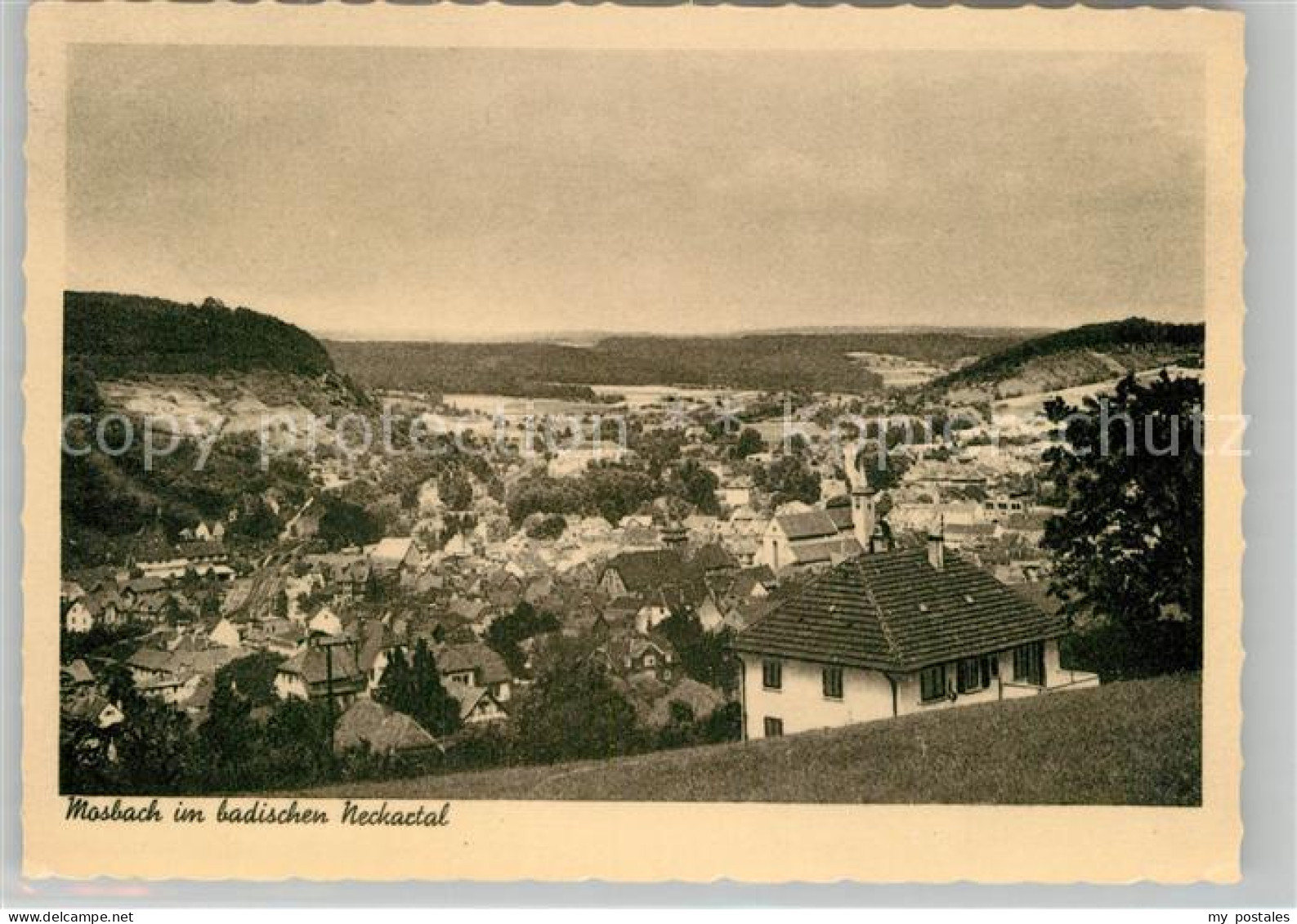 Mosbach Baden Panorama Neckartal