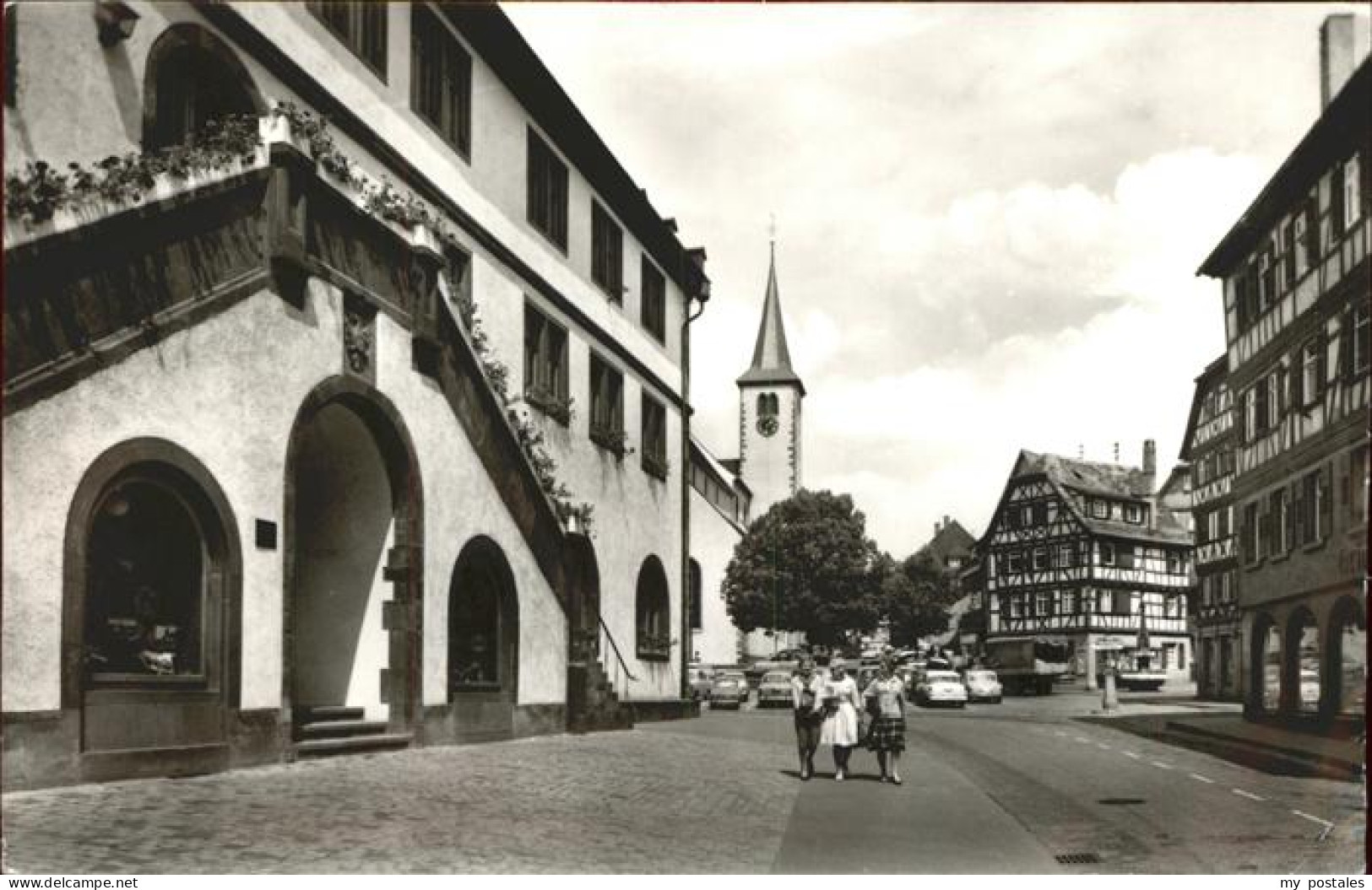 Mosbach Baden Rathaustreppe