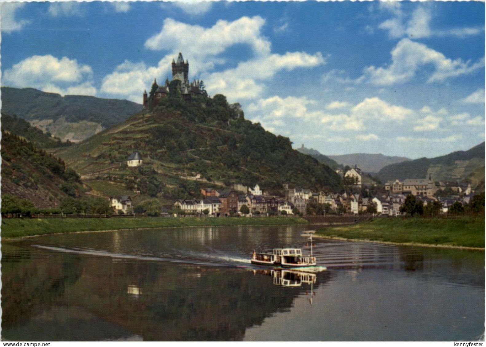 Mosel, Cochem mit Burg Cochem