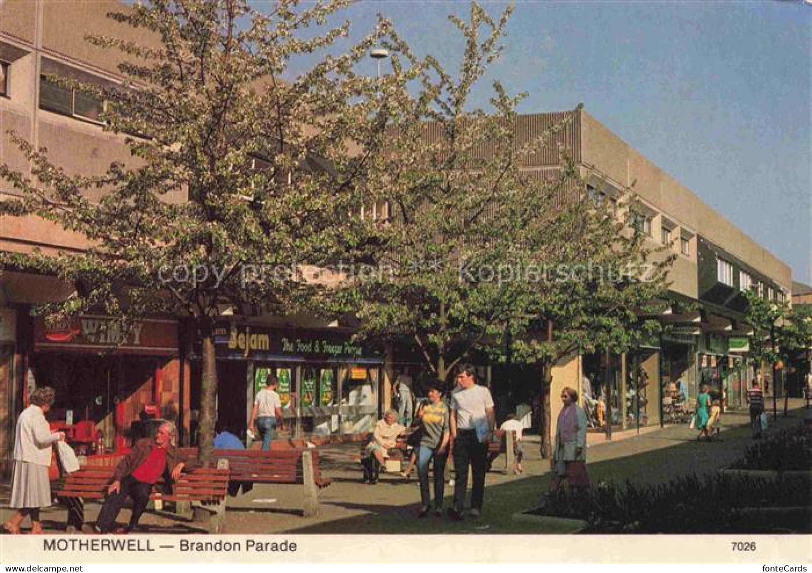 Motherwell Glasgow Scotland UK Brandon Parade