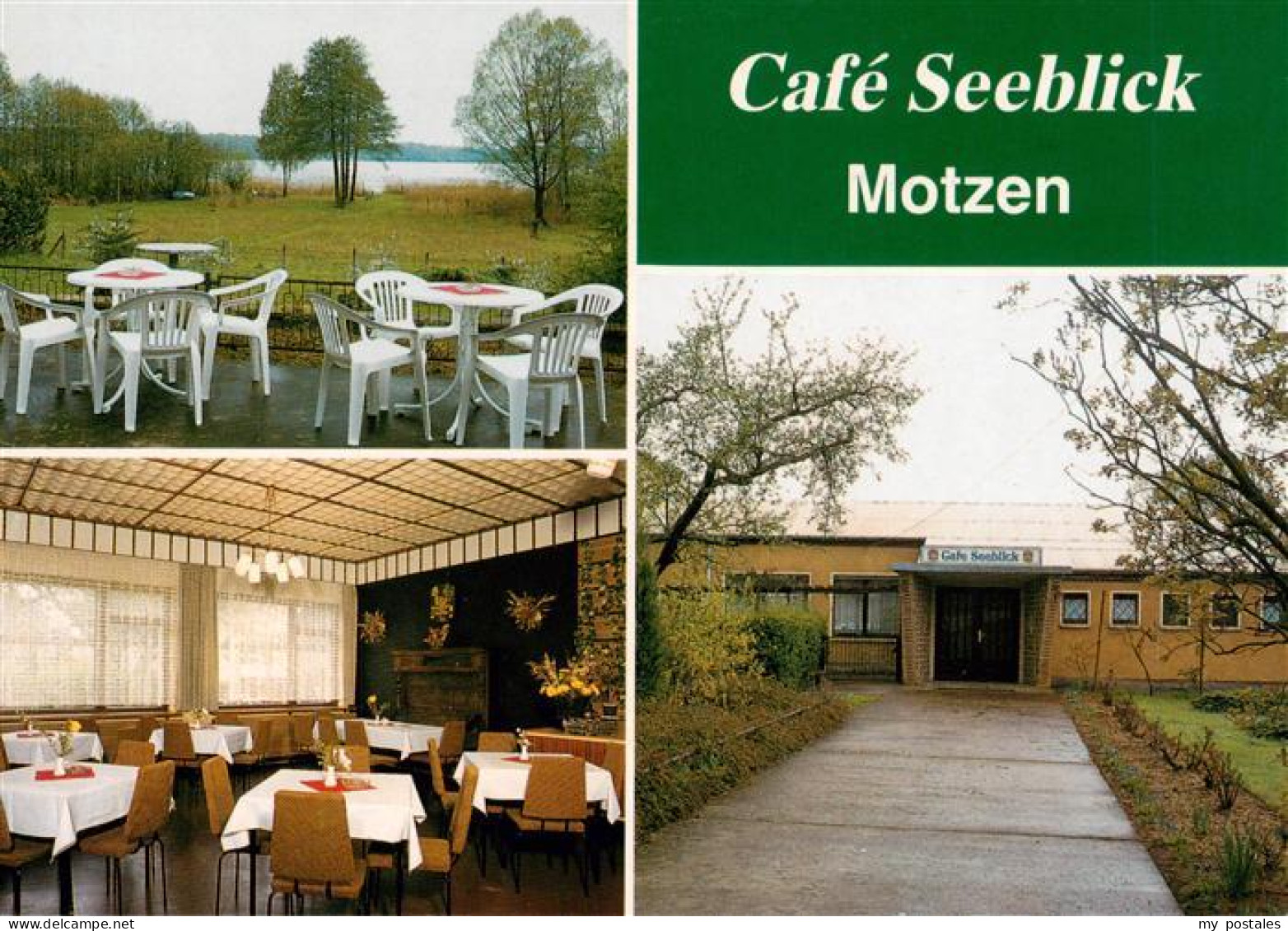 Motzen Mittenwalde Mark Café Seeblick Gastraum Terrasse