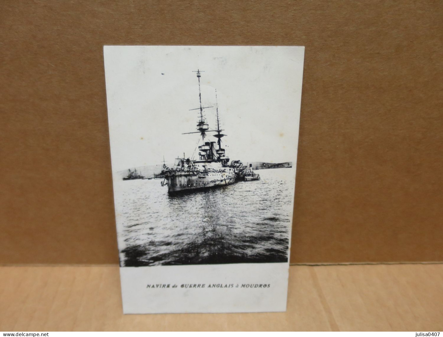MOUDROS (Grèce) navire de guerre guerre 1914-18