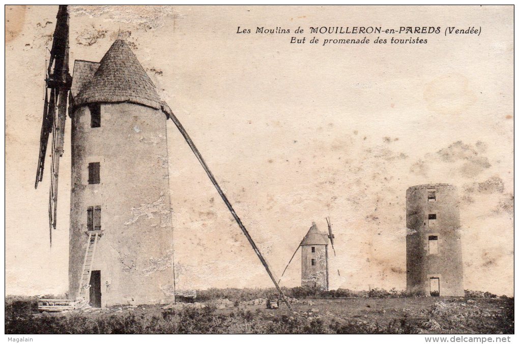 Mouilleron en Pareds : les moulins