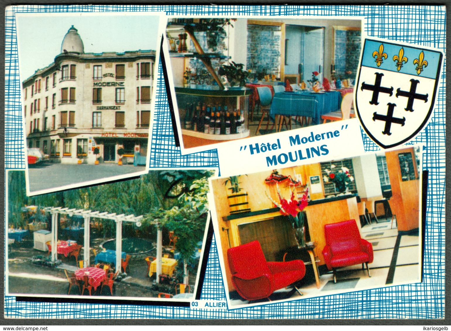 Moulins ( Allier )  1961 " HOTEL Moderne "