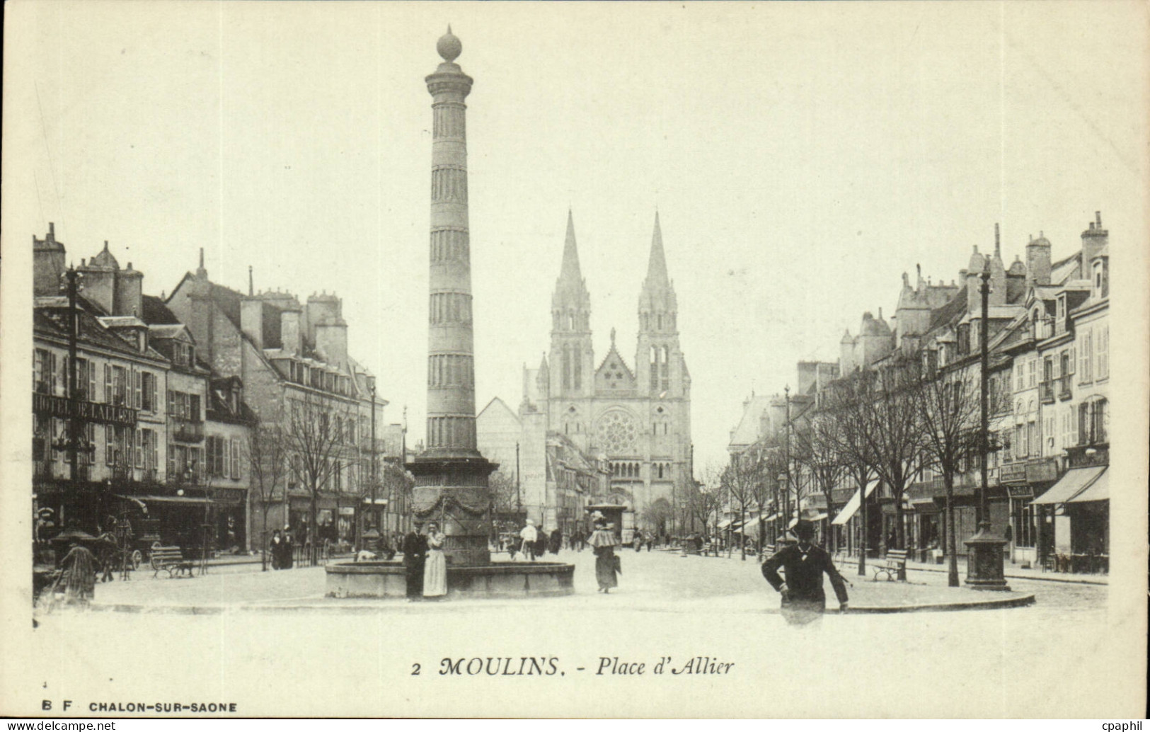 Moulins CPA Pont d'allier