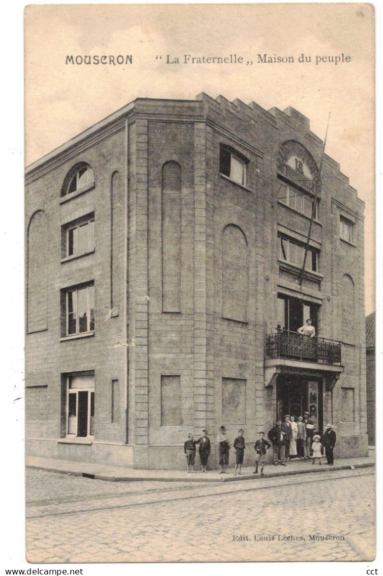 Mouscron   Moeskroen    La Fraternelle, Maison du peuple    FELDPOST   SOCIALISME