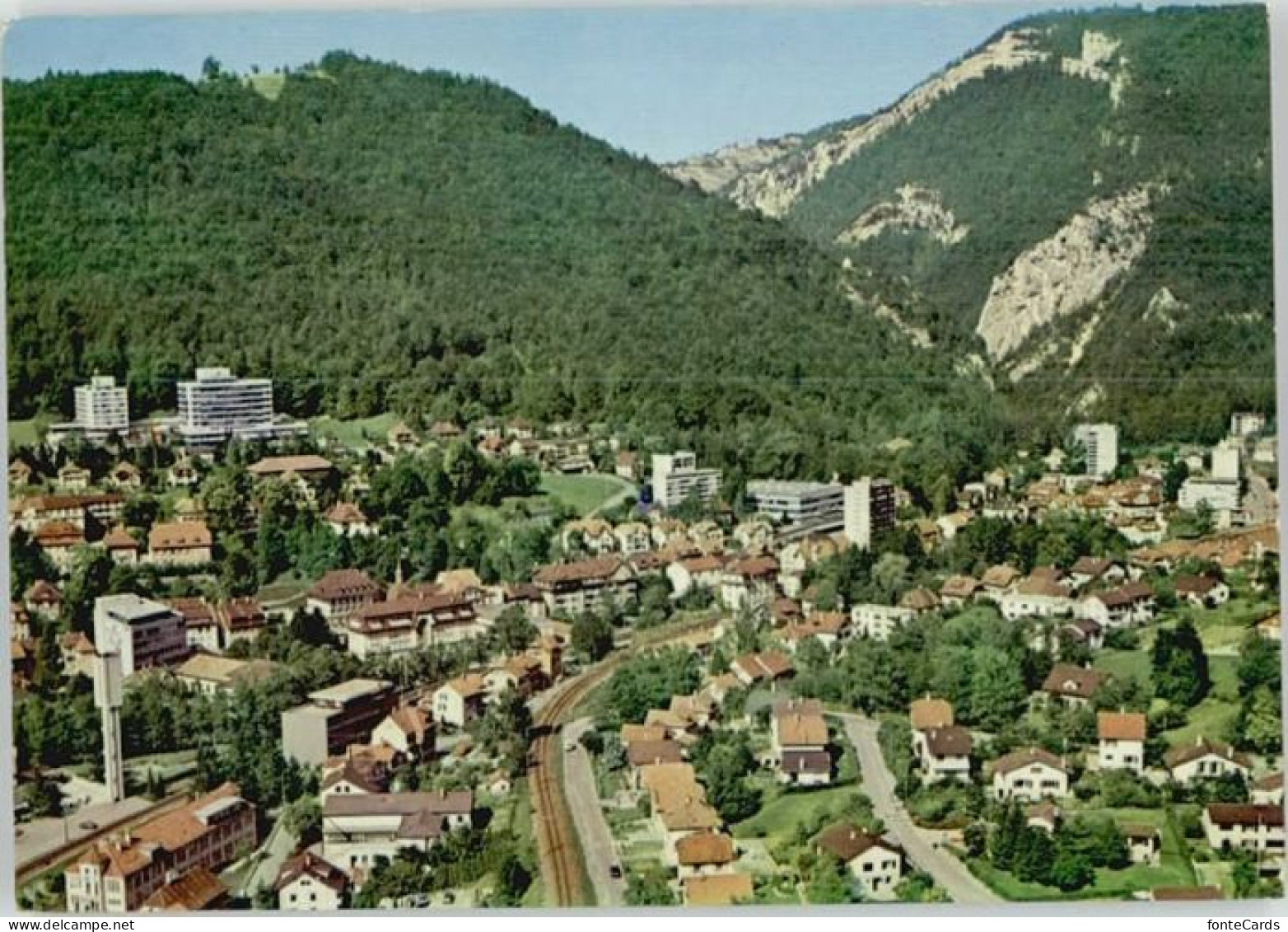 Moutier BE Moutier Fliegeraufnahme