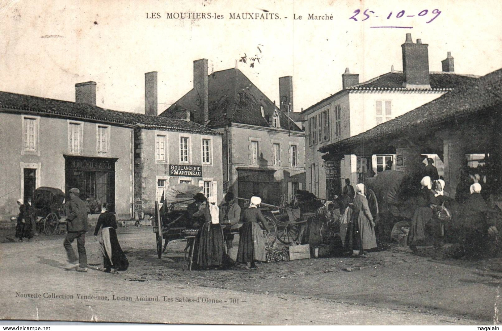 Moutiers les Mauxfaits : le marché