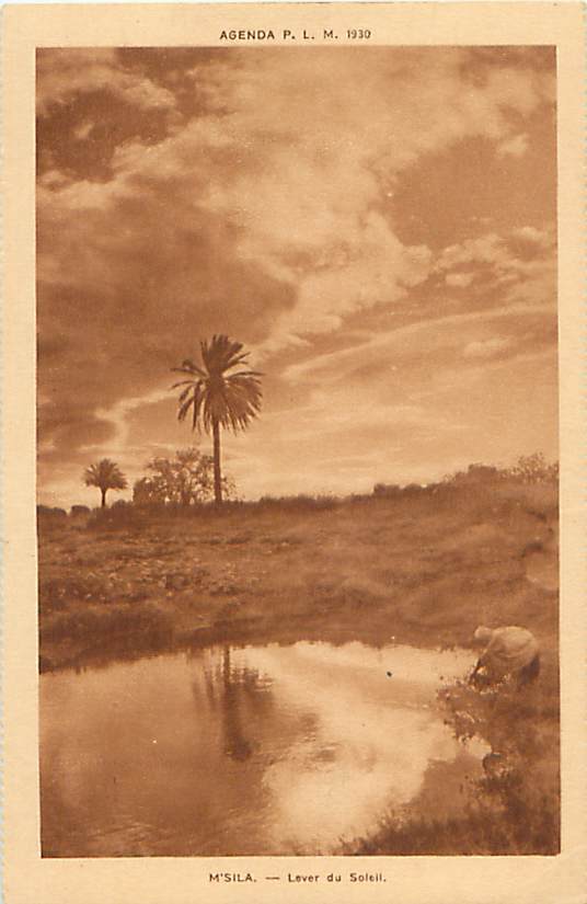 Mt SILA - Lever du Soleil (Agenda P.L.M.  - 1930)  (J. Barreau & Cie, Paris)