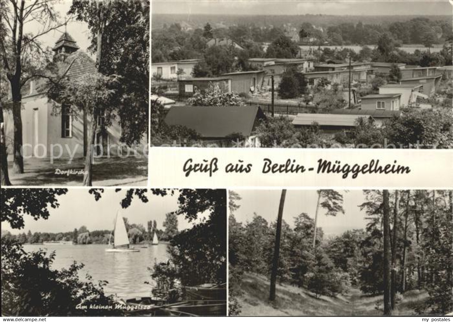 Mueggelheim Berlin Dorfkirche Bungalows Kleiner Mueggelsee