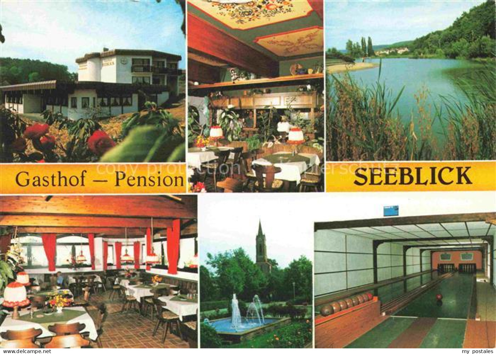 Muehlbach Eppingen Gasthof Pension Seeblick Restaurant Kegelbahn