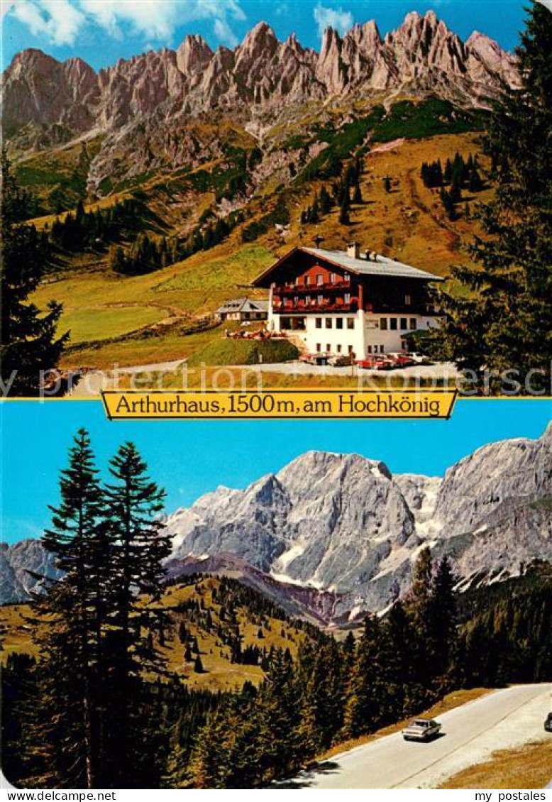 Muehlbach Hochkoenig Arthurhaus am Hochkoenig Berggaststaette Bergwelt Alpen