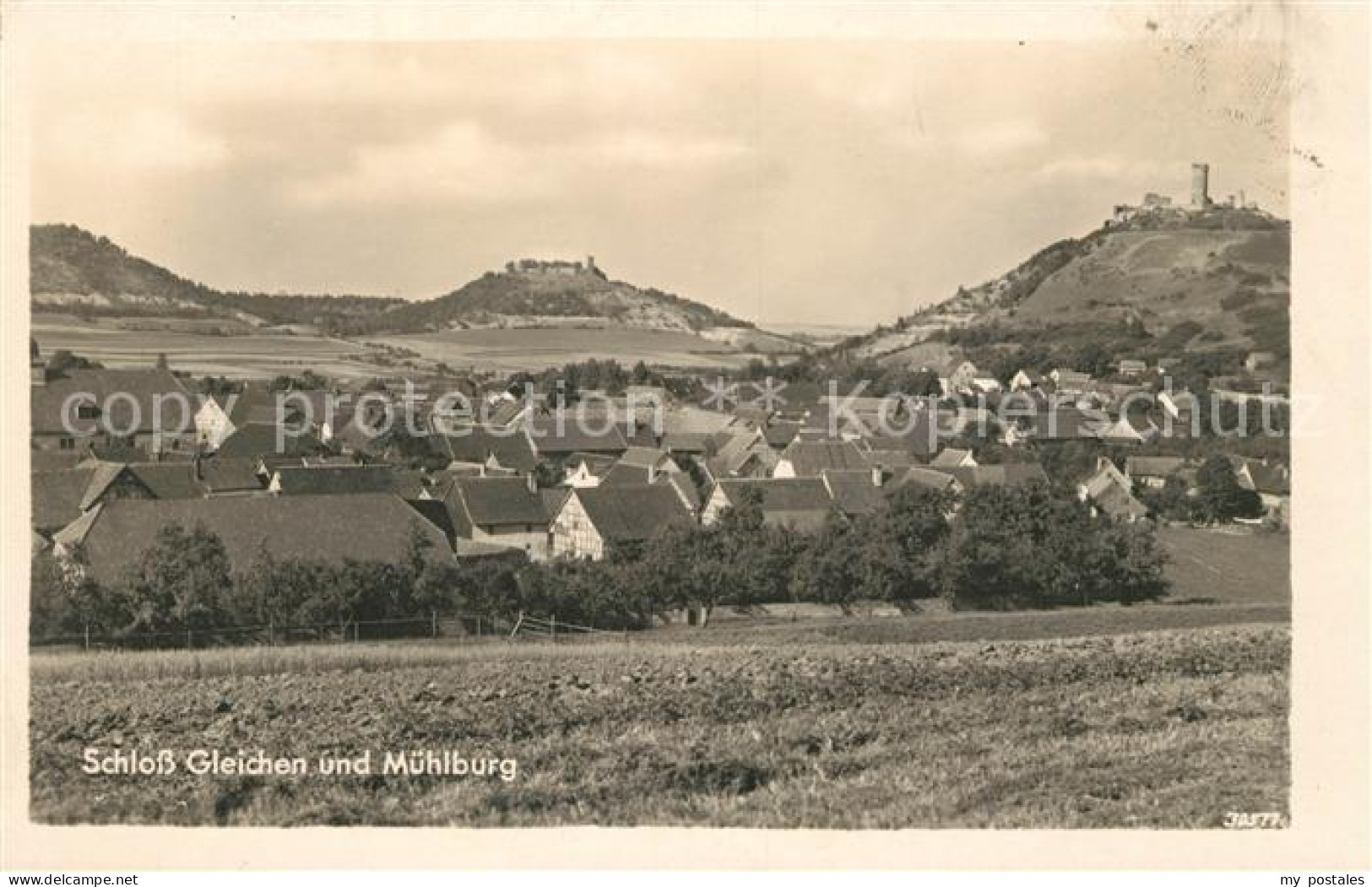 Muehlberg Gotha Schloss Gleichen und Muehlburg