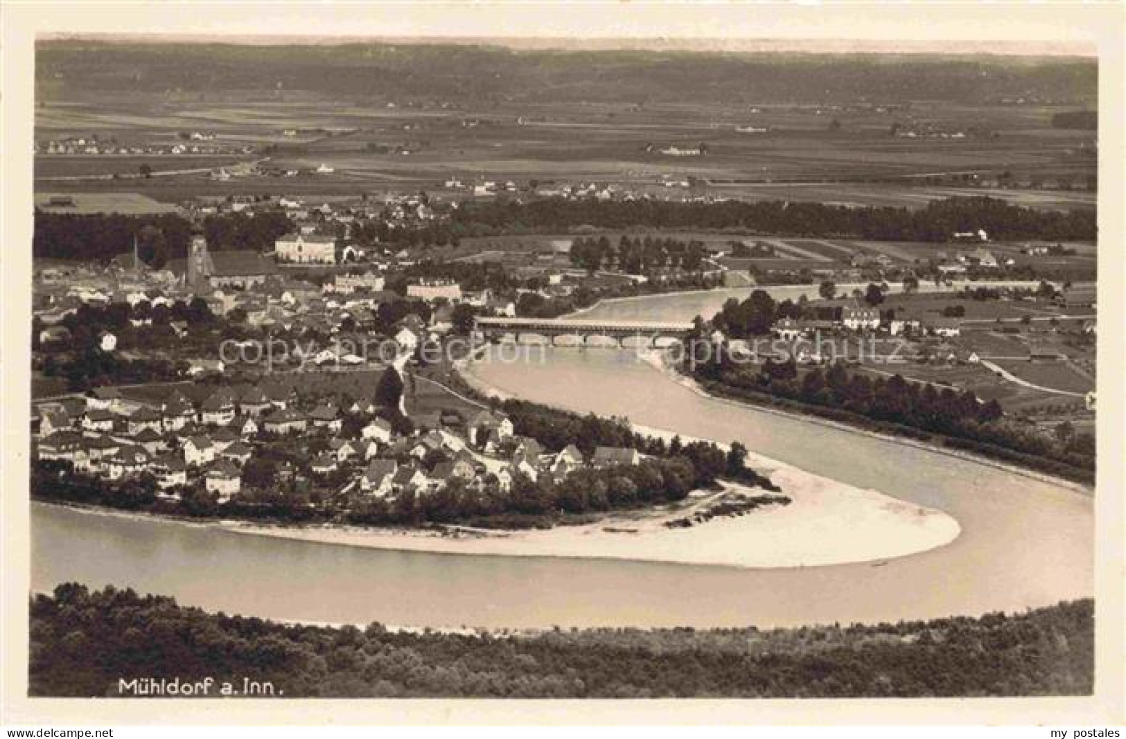 Muehldorf  Inn Fliegeraufnahme