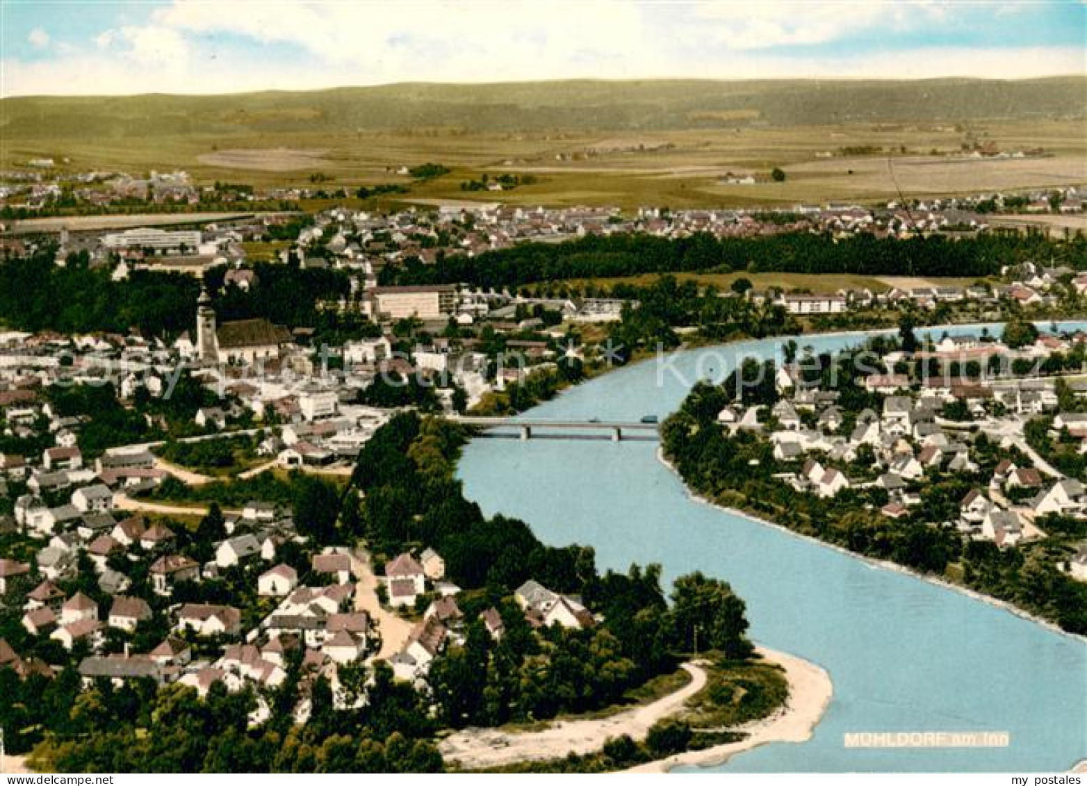 Muehldorf Inn Fliegeraufnahme