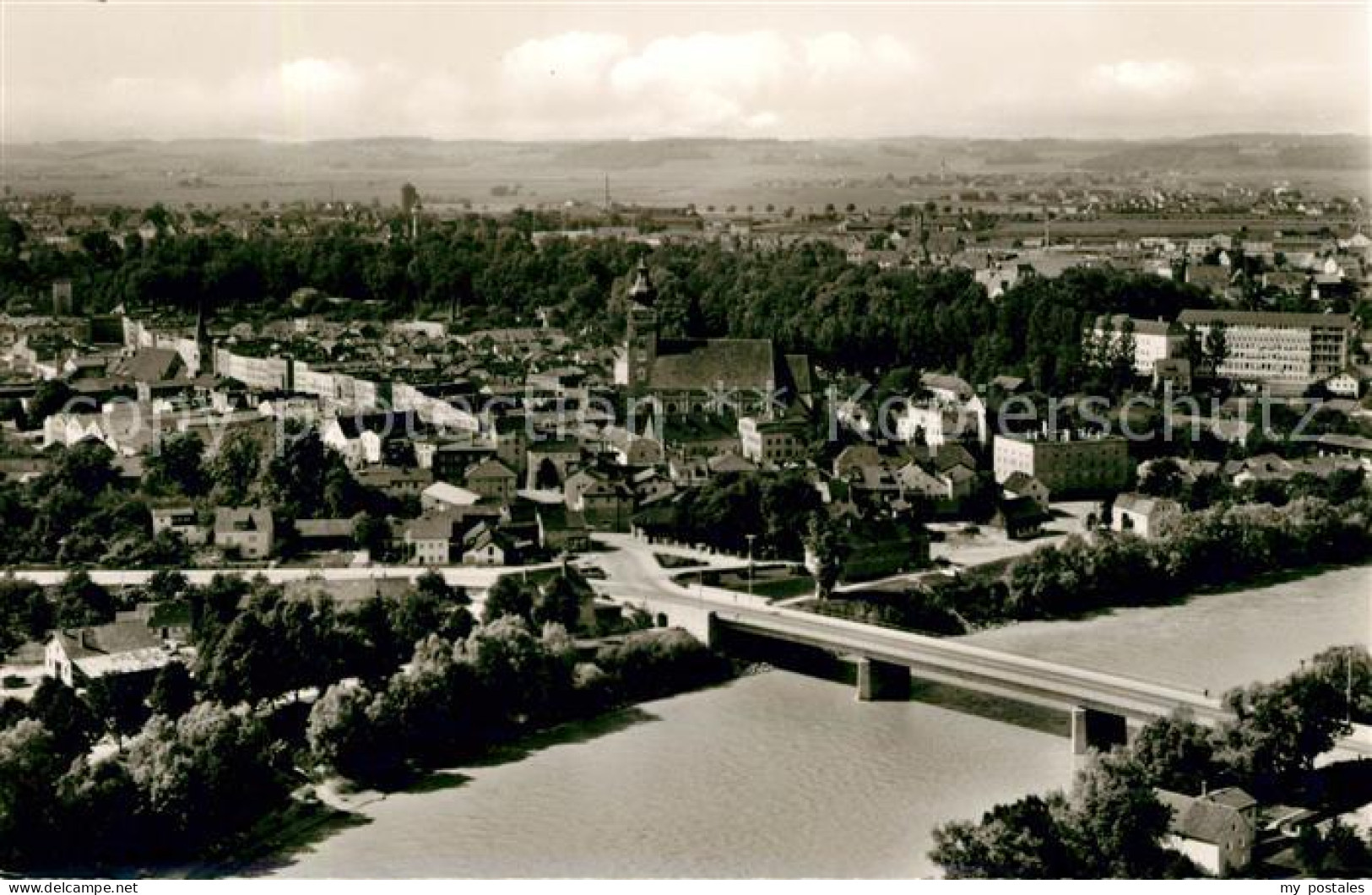 Muehldorf Inn Fliegeraufnahme