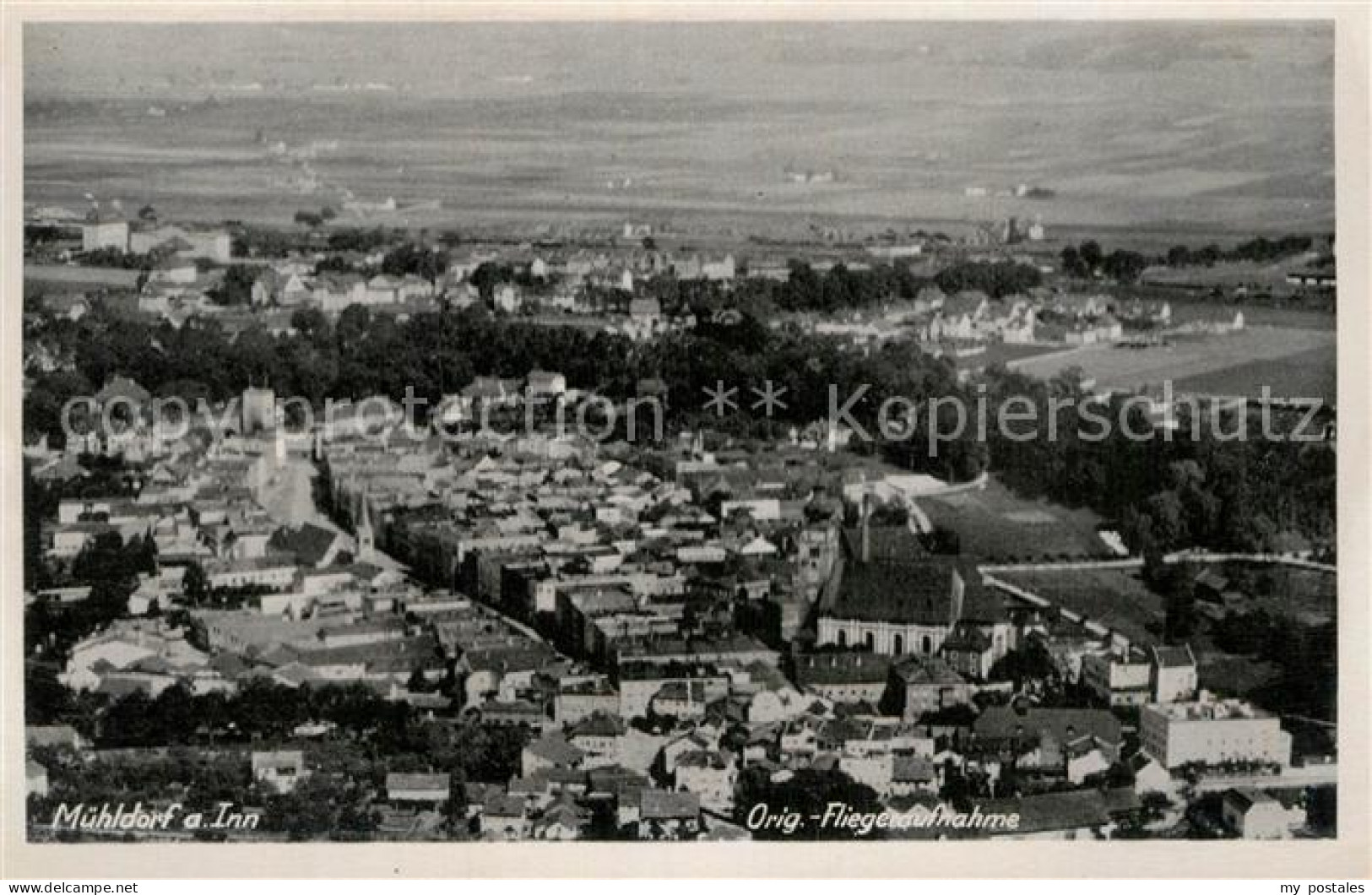 Muehldorf Inn Fliegeraufnahme