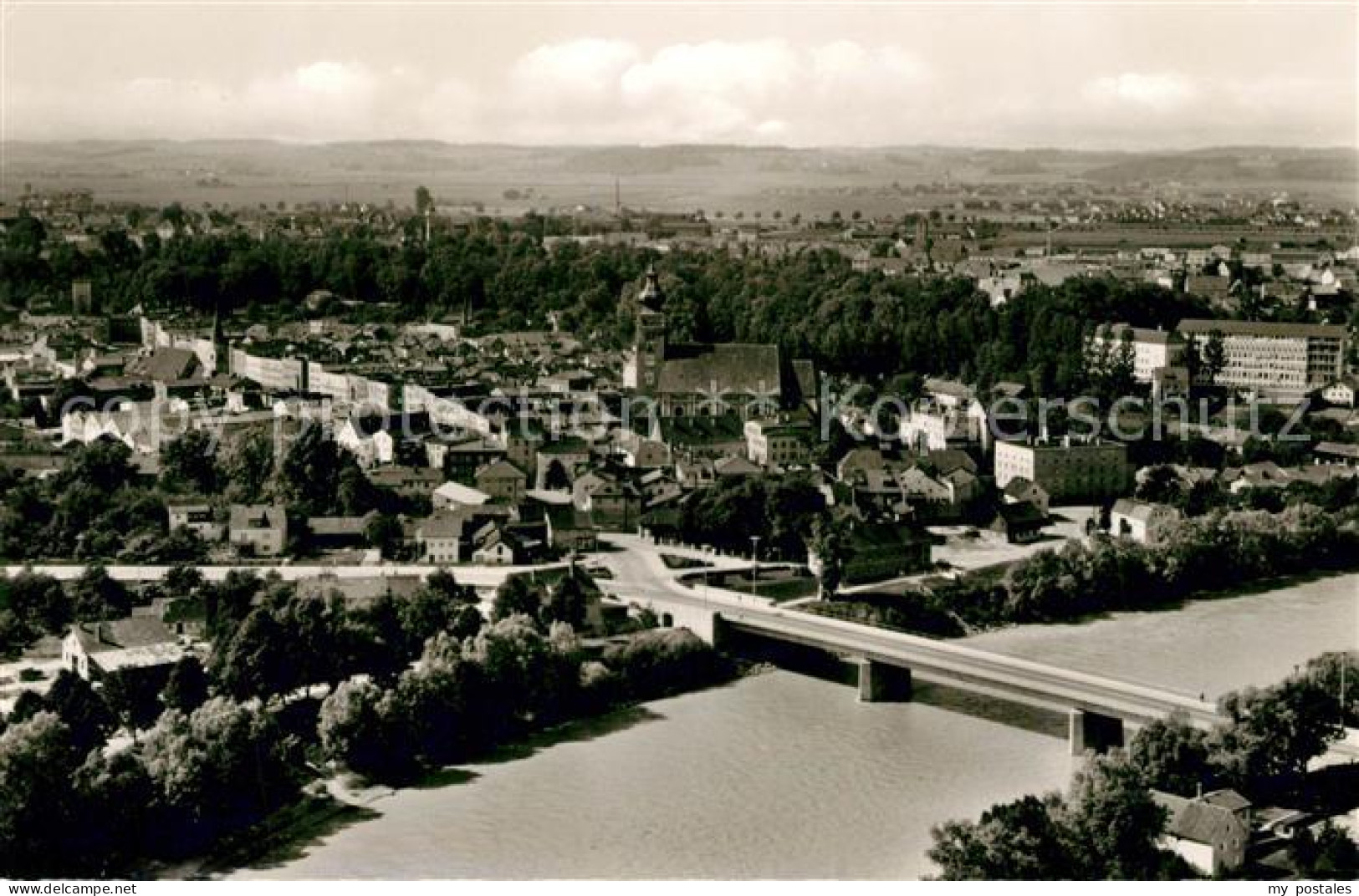 Muehldorf Inn Fliegeraufnahme