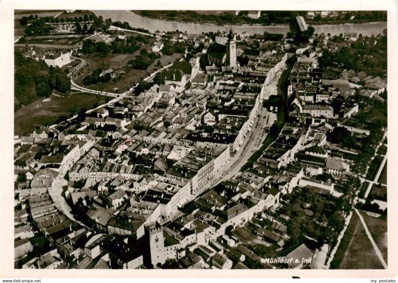 Muehldorf  Inn Fliegeraufnahme