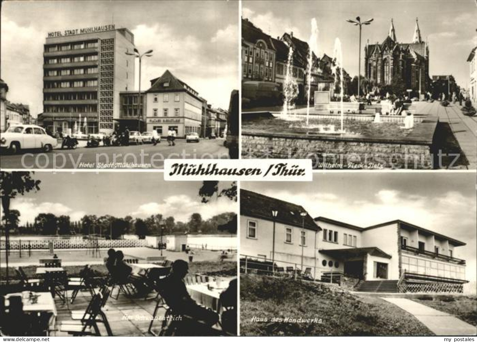 Muehlhausen Thueringen Hotel Stadt Muehlhausen Wilhelm Pieck Platz Am Schwanente