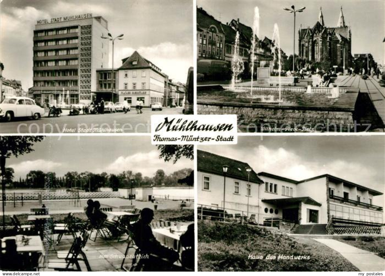 Muehlhausen Thueringen Hotel Stadt Muehlhausen Wilhelm Pieck Platz Am Schwanente