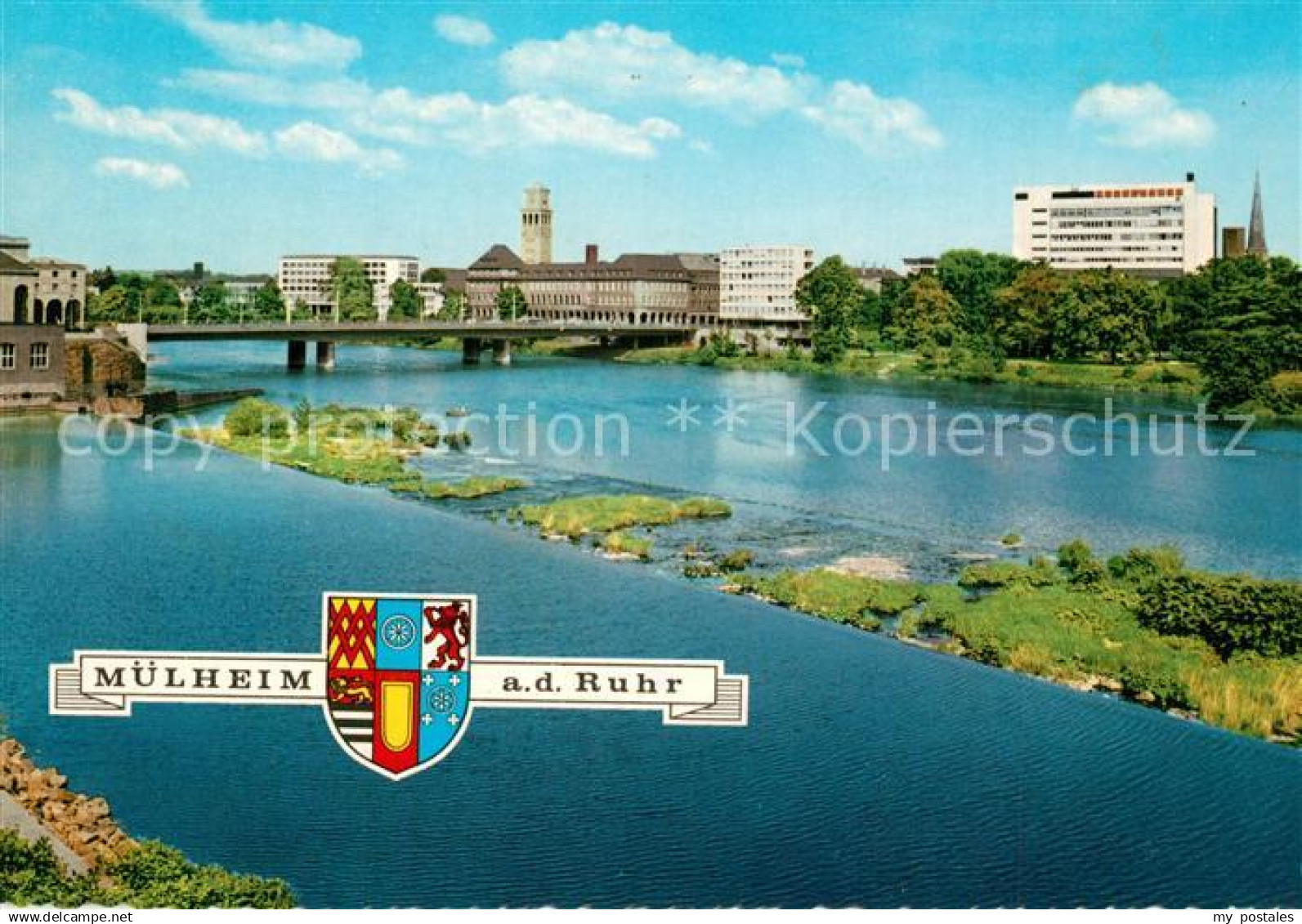 Muelheim Ruhr Stadtpanorama
